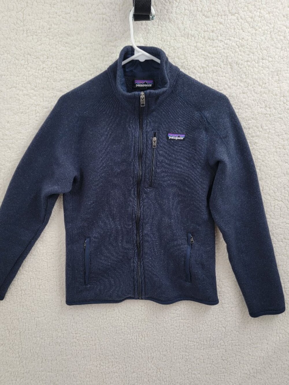 Patagonia Better Sweater Fleece Jacket Men's Size S Small Navy Blue Full Zip